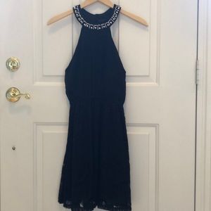 LBD ! Pretty black dress with lace skirt